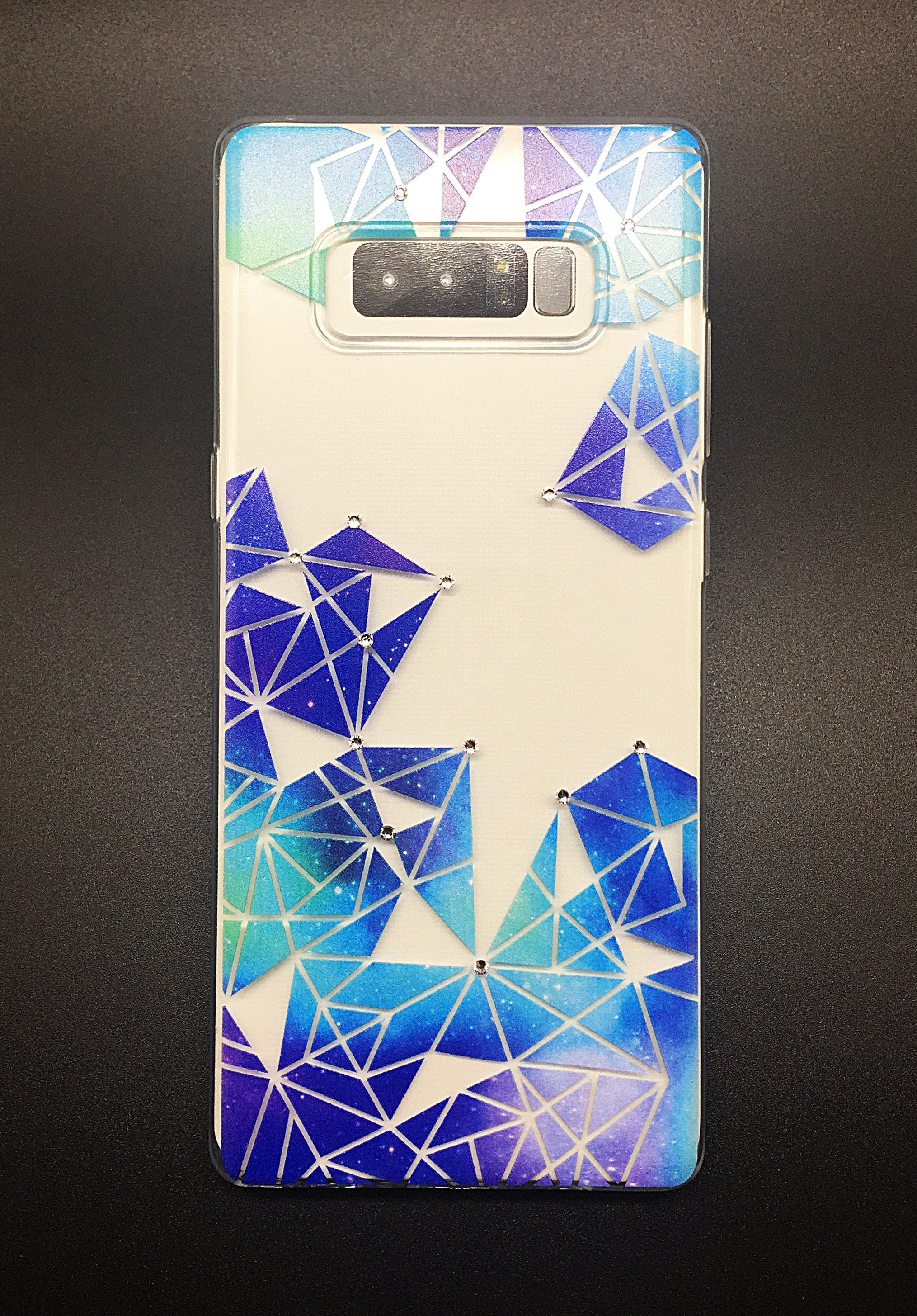 Samsung Note 8 Crystals Case - Diamond Series Soft Slim Protective Cover for Samsung Note 8